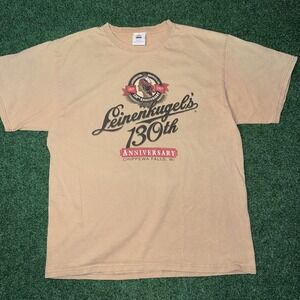 Vintage Gopher Sport‎ Lienenkuel's T Shirt Men's Size Large BrownMade In USA W28